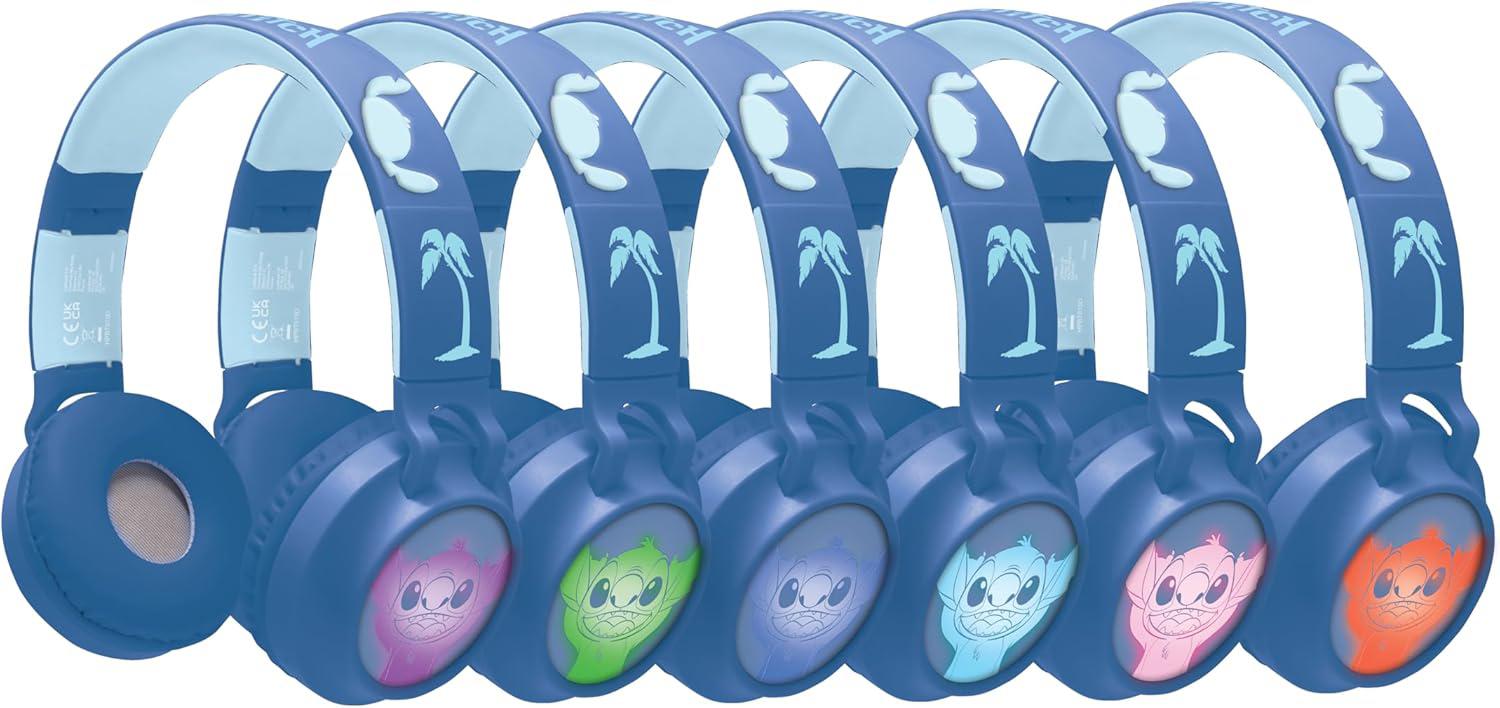 CASTI 3D WIRELESS LUMINOASE, STITCH - imagine 2