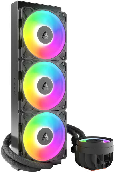 Cooler ARCTIC Liquid Freezer III Pro 360 A-RGB, Racire cu lichid, AIO 360mm, Intel/ AMD, Negru