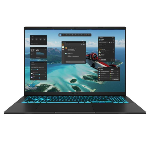 Laptop ASUS V16 V3607VH cu procesor Intel® Core™ 5 210H pana la 4.8GHz, 16”, WUXGA, 144Hz, 16GB DDR5 RAM, 1TB SSD, NVIDIA® GeForce RTX™ 5050 8GB GDDR7, No OS, Matte Black