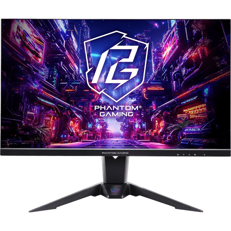 Monitor Gaming LED IPS ASRock PG27QFT2A 27″ QHD (2560×1440), 180Hz, 1ms, AMD FreeSync™, VESA DisplayHDR™ 400, 90% DCI-P3 / 99% sRGB Color Space, Antena WiFi, 2x HDMI, Display Port, Jack, Pivot, VESA, negru