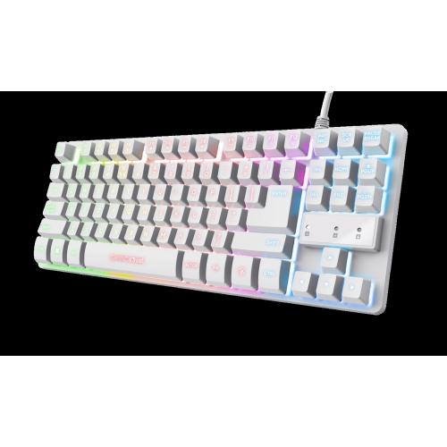 Tastatura Gaming Trust GXT 833W Thado White