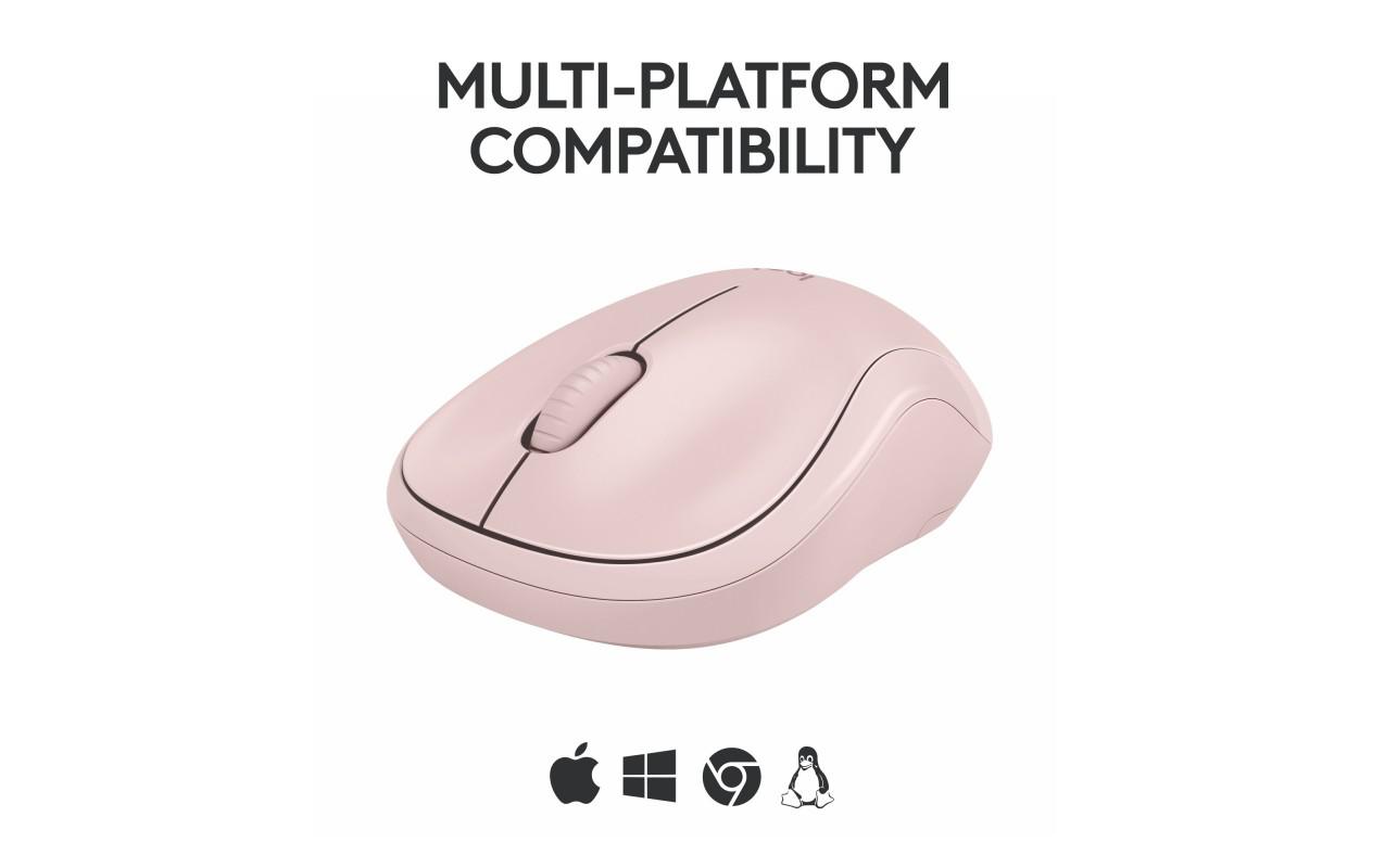 Mouse Logitech M240 Silent, Wireless, Bluetooth, Rose 4 Mouse Logitech M240 Silent, Wireless, Bluetooth, Rose - imagine 4