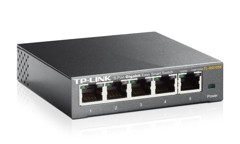 Switch TP-LINK TL-SG105E, 5 x 10/100/1000Mbps 4 Switch TP-LINK TL-SG105E, 5 x 10/100/1000Mbps - imagine 4