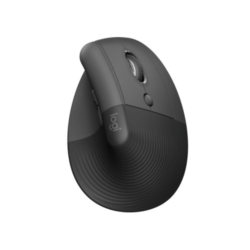 Mouse wireless reincarcabil Trust Fyda, realizat din materiale reciclate, 800-2400 DPI, 6 butoane, suport pentru degete mari, mouse ergonomic fara fir pentru laptop, PC, Mac, serviciu, birou – negru
