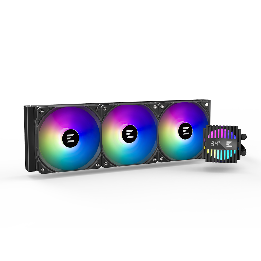 Cooler cu apa pentru procesor Zalman, RGB, AM5/AM4, Negru 3 Cooler cu apa pentru procesor Zalman, RGB, AM5/AM4, Negru - imagine 3