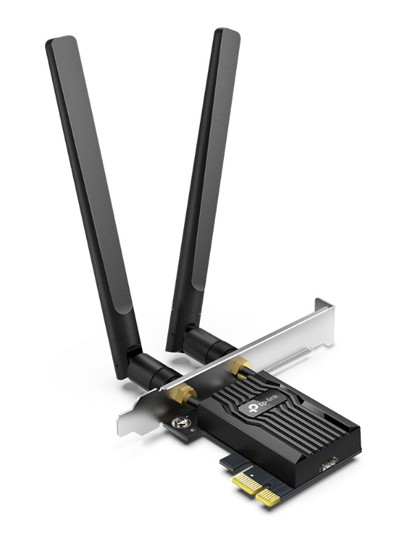 Placa de retea TP-Link Archer TX55E, AX3000, Dual-Band, Wi-Fi 6, Bluetooth 5.2