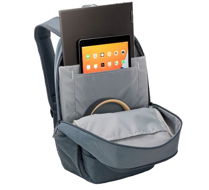 Rucsac Case Logic Jaunt,pentru notebook de max. 15.6", 2 compartimente, buzunar frontal, buzunar lateral x 2, waterproof, volum 23 litri, poliester reciclat, gri 3 Rucsac Case Logic Jaunt,pentru notebook de max. 15.6", 2 compartimente, buzunar frontal, buzunar lateral x 2, waterproof, volum 23 litri, poliester reciclat, gri - imagine 3