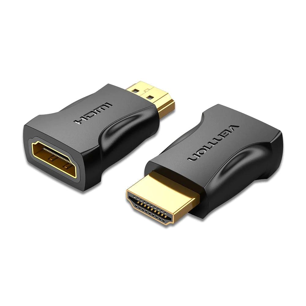 Adaptor video Vention, HDMI(T) la HDMI(M), rezolutie maxima 4K la 60Hz, invelis PVC, negru 2 Adaptor video Vention, HDMI(T) la HDMI(M), rezolutie maxima 4K la 60Hz, invelis PVC, negru - imagine 2