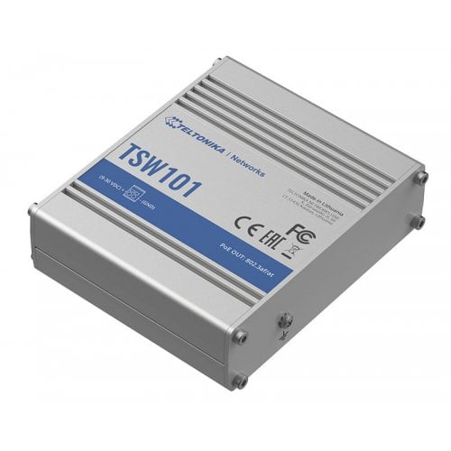 Switch Teltonika Industrial TSW101, 5 porturi (4 PoE+)