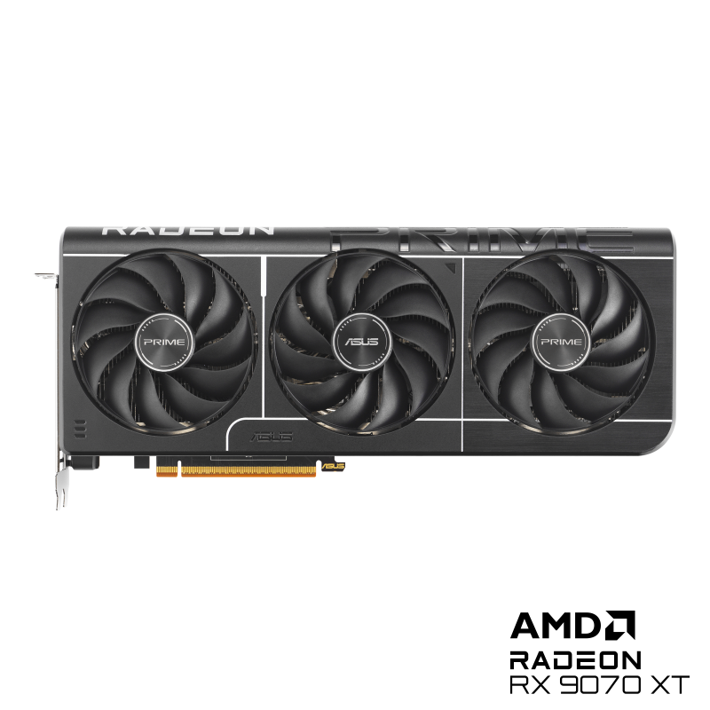 Placa video ASUS PRIME AMD RADEON™ RX 9070 XT OC, 16GB GDDR6, 256-bit