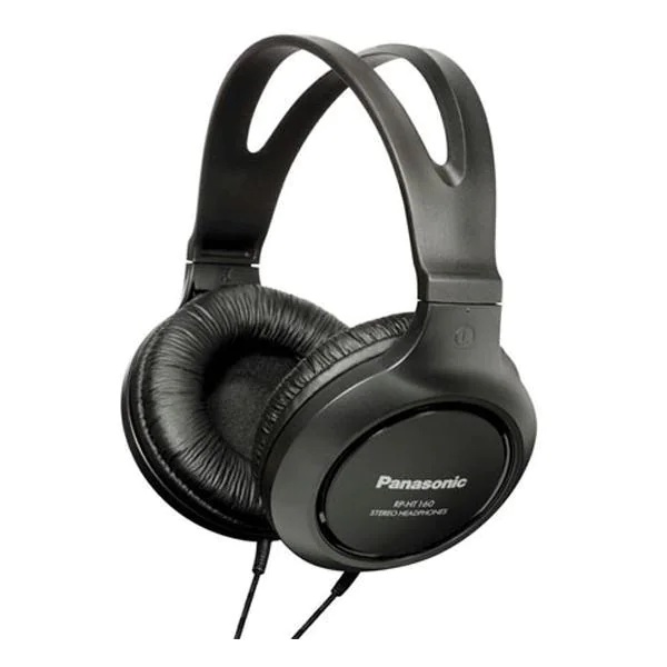 Casti Audio Over the Ear Panasonic RP-HT161E-K, Cu fir, Negru