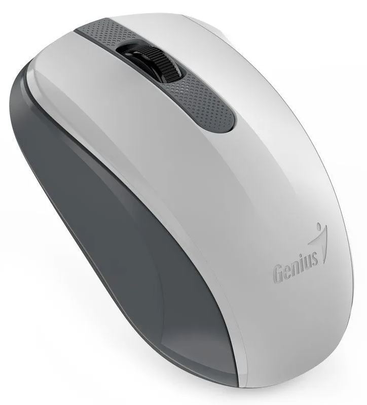 Mouse Genius, „Nx-8008S”, Pc Sau Nb, Wireless, 2.4Ghz, Optic, 1200 Dpi, Butoane/Scroll 3/1,, Alb&Amp;Gri, „31030028403”