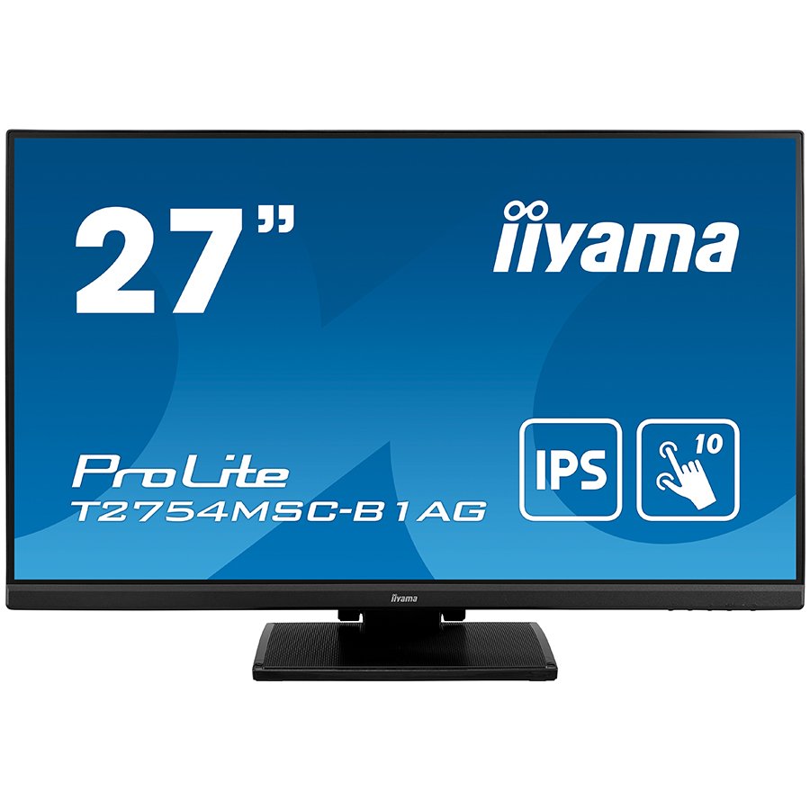 Monitor LED IPS iiyama ProLite Touch T2754MSC-B1AG 27″ Full HD, 4ms, HDMI, VGA, HUB USB 1×3.2