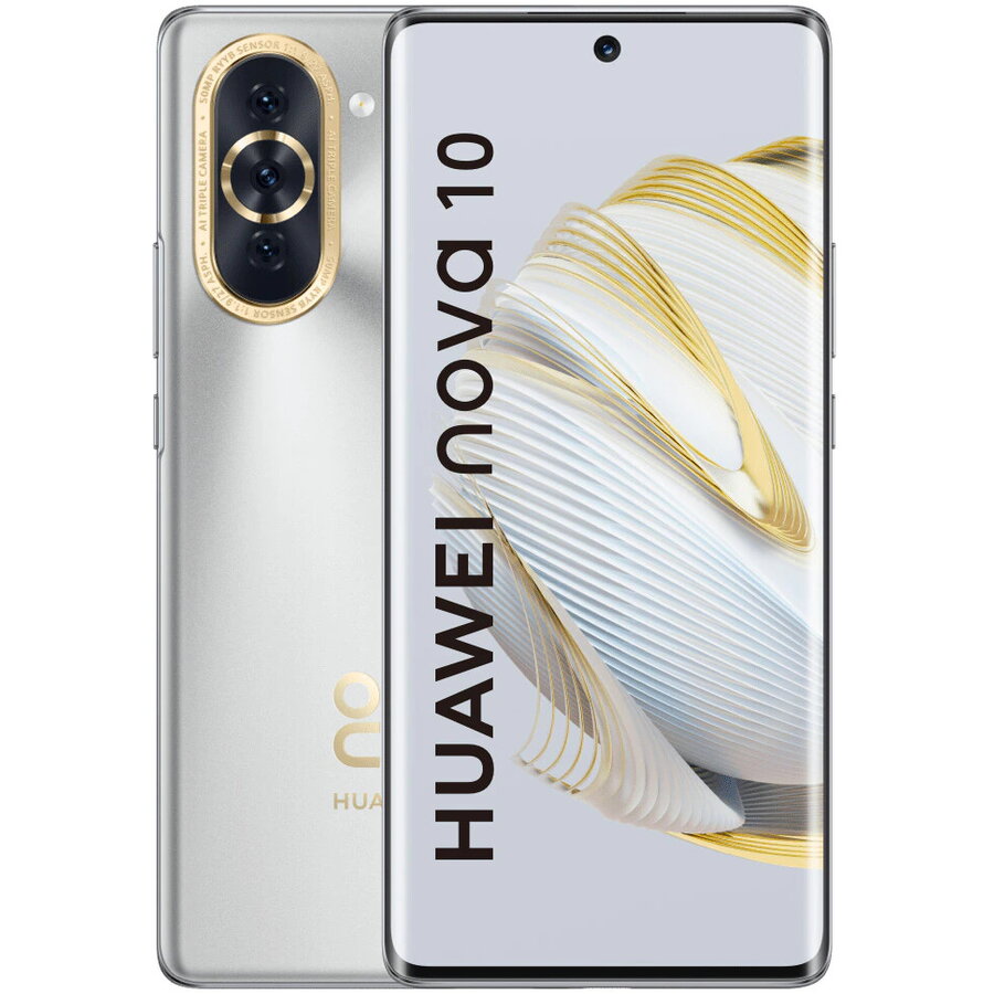 Telefon mobil Huawei Nova 10 Pro, Dual SIM, 8GB RAM, 256GB, 4G, Starry Silver