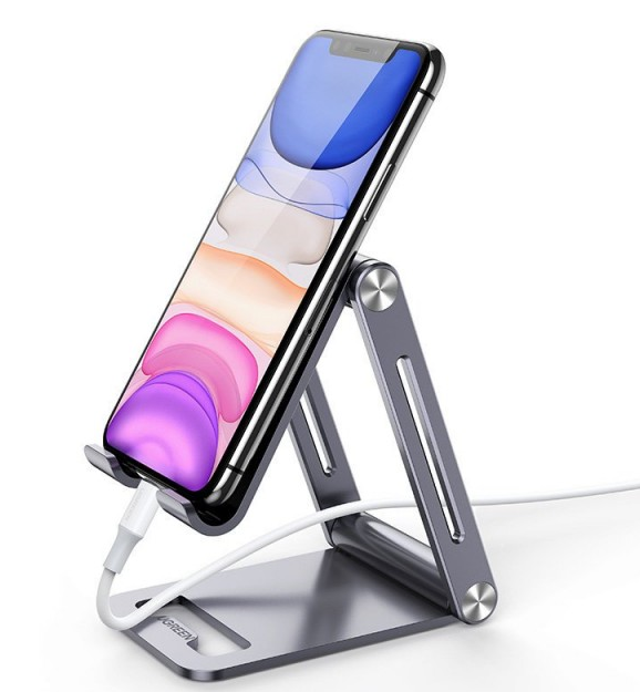 Suport de Birou Ajustabil, Ugreen 80708, Stand Telefon si Tableta, Aluminium, Space Gray 2 Suport de Birou Ajustabil, Ugreen 80708, Stand Telefon si Tableta, Aluminium, Space Gray - imagine 2