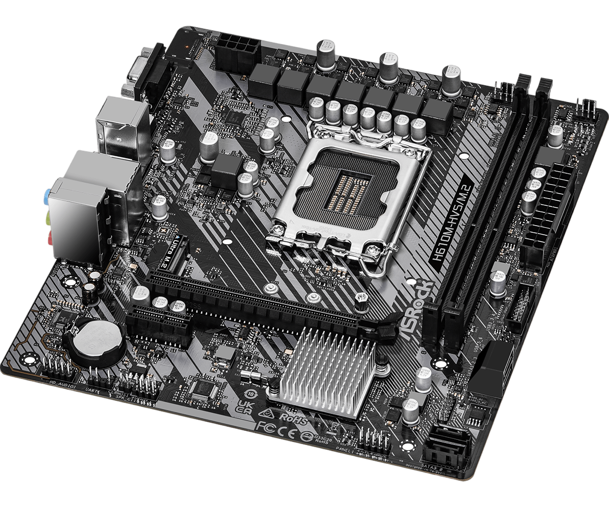 Placa de baza ASRock H610M-HDV/M.2 2.0 LGA1700 2 Placa de baza ASRock H610M-HDV/M.2 2.0 LGA1700 - imagine 2