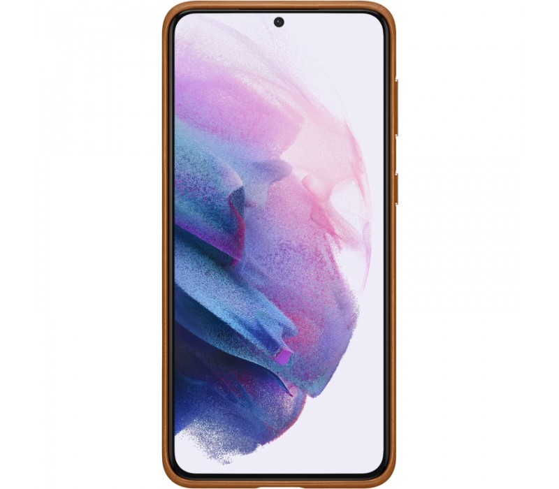 Husa de protectie Samsung Leather Cover pentru Galaxy S21 Plus, Brown 2 Husa de protectie Samsung Leather Cover pentru Galaxy S21 Plus, Brown - imagine 2