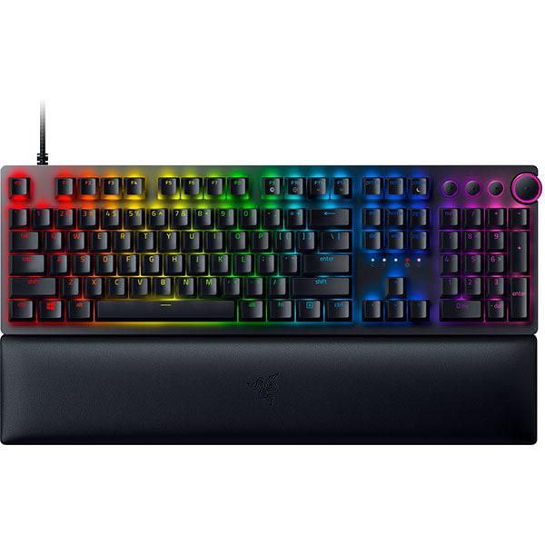 Tastatura gaming cu fir Razer Huntsman V2 (Purple Switch) , iluminare RGB Razer Chroma™, format standard, negru