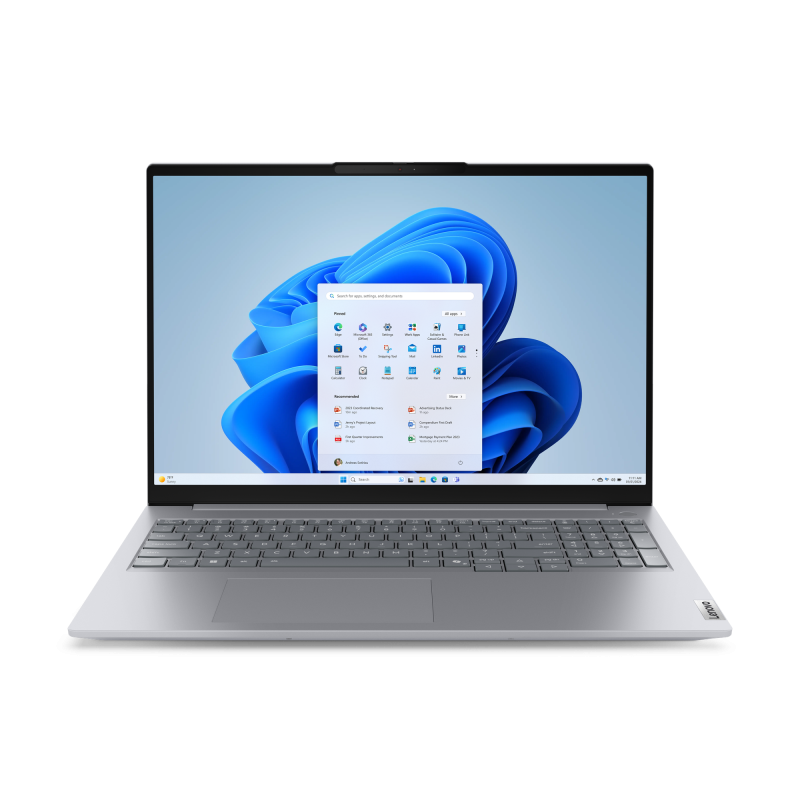 Laptop Lenovo Thinkbook 16 G8 IRL cu procesor Intel® Core™ 5 210H pana la 4.8GHz, 16″ WUXGA, IPS, 32GB DDR5 RAM, 1TB SSD, Intel® Graphics, No OS, Arctic Grey, 3y on-site Premium Care