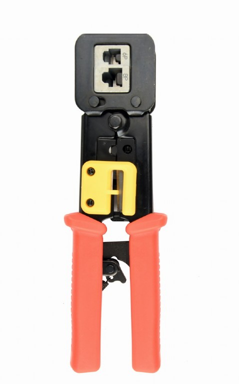 Cleste sertizare Cablexpert T-WC-05, pentru mufe RJ-11, RJ-12, RJ-45, functie taiere cablu