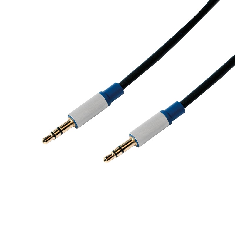 LOGILINK – Premium Audio Cable, 3.5 mm Male to 3.5 mm Male, 1.5m