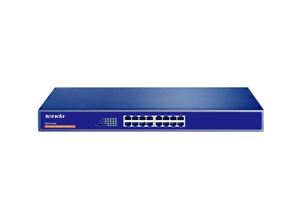 Switch Tenda TEG1016G, 16 Port-uri 10/100/1000 Mbps