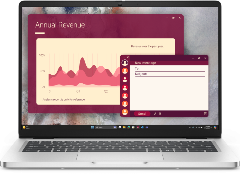 Laptop Laptop DELL PRO 14 cu procesor Intel® Core™ Ultra 5 235U pana la 4.9GHz, 14”, Full HD+, 16GB DDR5 RAM, 512GB SSD, Intel® Graphics, Windows 11 Pro, Platinum silver, 3y ProSupport and Next Business Day Onsite Service