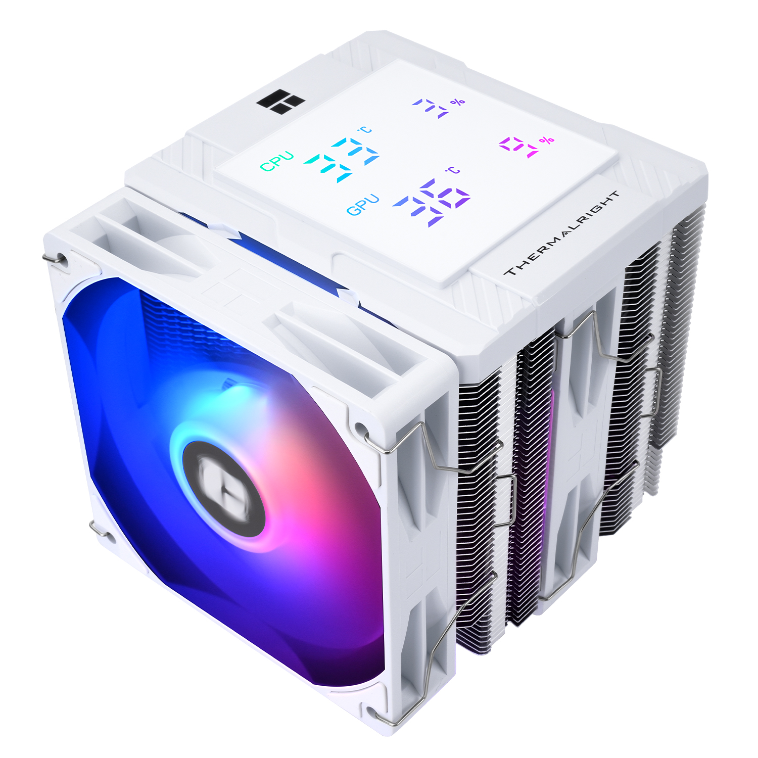 Cooler CPU Thermalright Peerless Assassin 120 Digital A-RGB Alb - Dual-Tower - LGA1851/AM5 PEERLESS-ASSASSIN-120-DIGITAL-WH 5 Cooler CPU Thermalright Peerless Assassin 120 Digital A-RGB Alb - Dual-Tower - LGA1851/AM5 PEERLESS-ASSASSIN-120-DIGITAL-WH - imagine 5