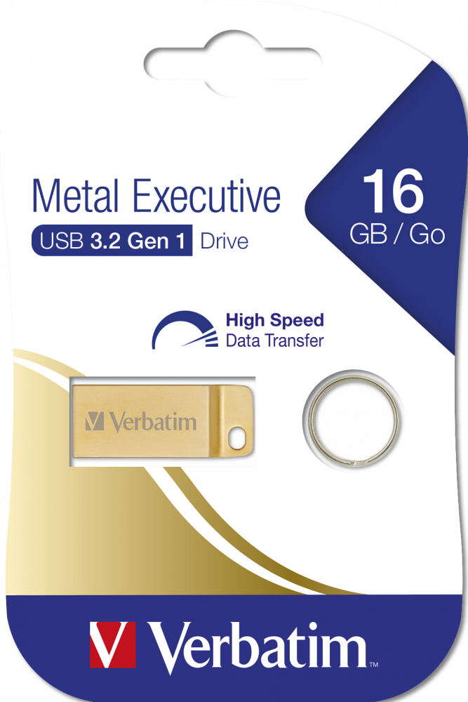 Memorie USB Verbatim Metal Executive 3.0, 16GB, Gold 4 Memorie USB Verbatim Metal Executive 3.0, 16GB, Gold - imagine 4