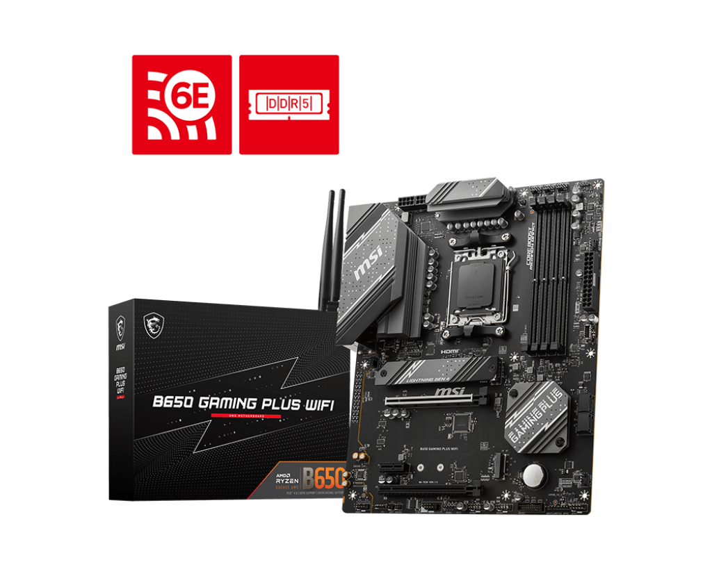 Placa de baza MSI B650 GAMING PLUS WIFI Socket AM5