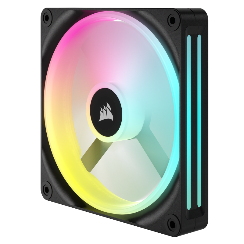 Ventilator Corsair iCUE LINK QX140 RGB Magnetic Dome, Starter Kit, 140 mm, negru 4 Ventilator Corsair iCUE LINK QX140 RGB Magnetic Dome, Starter Kit, 140 mm, negru - imagine 4