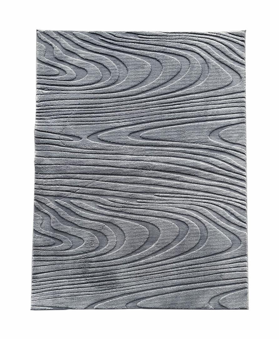 Covor, model in relief,Wave, 120x160 GRI - imagine 2