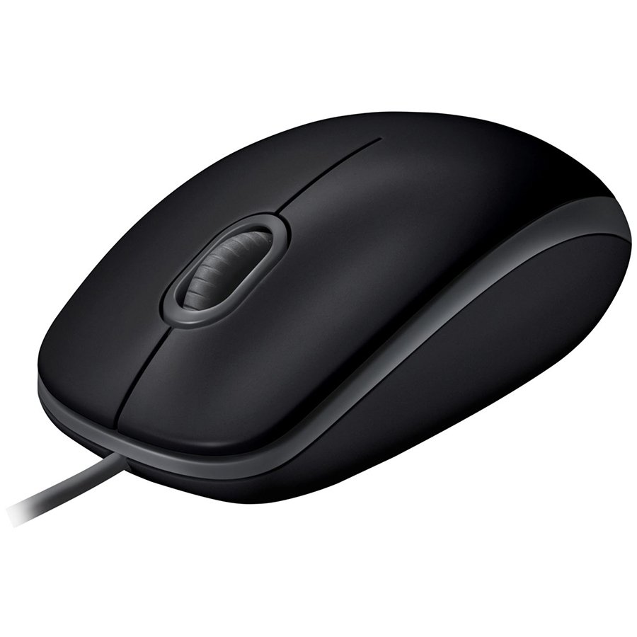 Mouse optic cu fir Logitech B110 Silent, negru