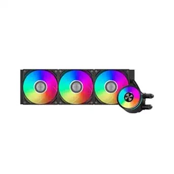 COOLER PCCooler „DA360 ARGB”, skt. Intel si AMD, racire cu lichid, 3 x 120mm, 400 – 1800 RPM, iluminare RGB adresabil, afisaj LCD, negru „DA360 ARGB BK” (timbru verde 2.00 lei)