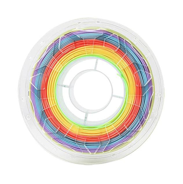 Filament Creality 1.75 mm PLA - Silk Rainbow Fire (rosu-portocaliu) 800g 2 Filament Creality 1.75 mm PLA - Silk Rainbow Fire (rosu-portocaliu) 800g - imagine 2