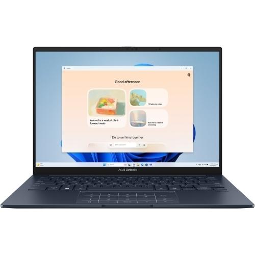 Laptop ASUS Zenbook 14 UX3405CA cu procesor Intel® Core™ Ultra 9 285H pana la 5.4GHz, 14”, 3K, OLED, Touch, 120Hz, 32GB LPDDR5X, 1TB SSD, Intel® Arc™ Graphics, Windows 11 Pro, Ponder Blue