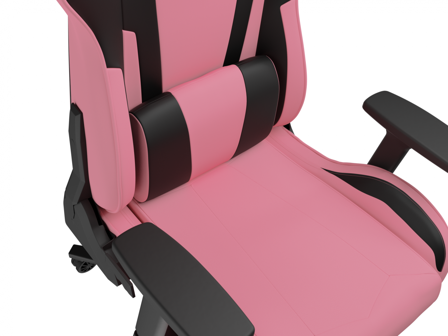 Scaun gaming Genesis Nitro 720, material Synthetic PU + Textil, reglabil pe inaltime, spatar ajustabil, Negru/Roz 3 Scaun gaming Genesis Nitro 720, material Synthetic PU + Textil, reglabil pe inaltime, spatar ajustabil, Negru/Roz - imagine 3