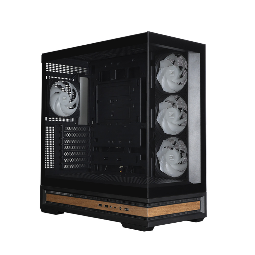 Carcasa ATX Semi-tower Zalman P40, neagra, midi-tower, USB-C, 235mm 5 Carcasa ATX Semi-tower Zalman P40, neagra, midi-tower, USB-C, 235mm - imagine 5