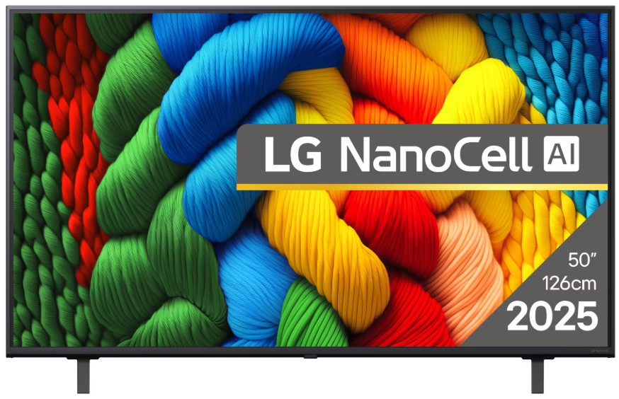 Televizor LG NanoCell 50NANO80A3B, 126 cm, Smart, 4K Ultra HD, Clasa F (Model 2025) 1 Televizor LG NanoCell 50NANO80A3B, 126 cm, Smart, 4K Ultra HD, Clasa F (Model 2025)