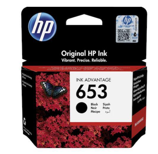 Cartus Hp 3Ym75Ae Ink Adv 653 Black