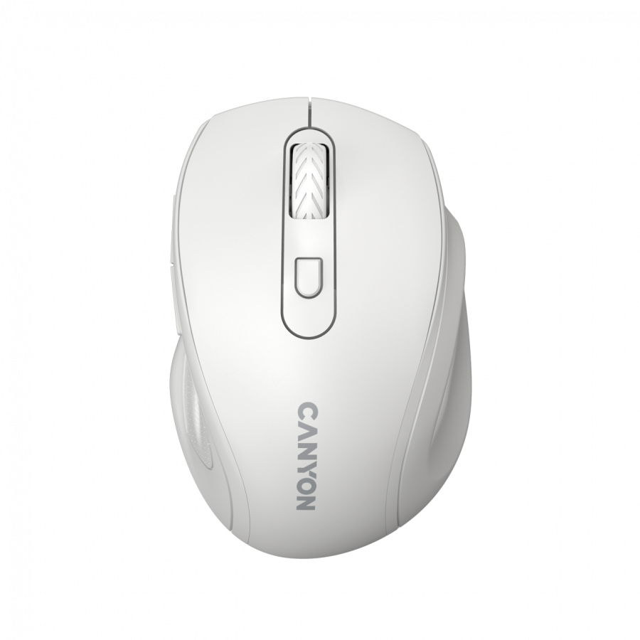 Mouse Canyon OnClick 20, USB, Wireless, 1600 dpi Alb