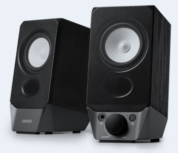 Boxe Edifier 2.0, RMS: 4W (2 x 2W), bluetooth, volum, mufa casti, built-in placa sunet, USB power, black