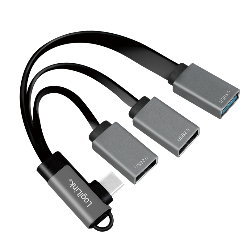 Hub, LogiLink, 3 porturi, USB-C