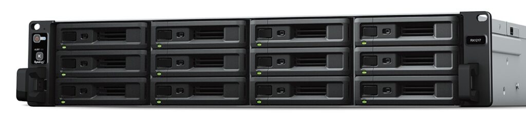 Extensie Synology RX1217RP, 12-bay, 1 x Infiniband port, Sursa de alimentare redundanta
