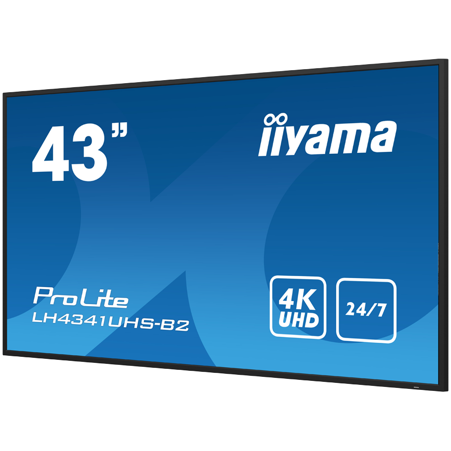 Monitor LED IIyama ProLite LH4341UHS-B2 42.5 inch UHD IPS 8 ms 60 Hz 3 Monitor LED IIyama ProLite LH4341UHS-B2 42.5 inch UHD IPS 8 ms 60 Hz - imagine 3