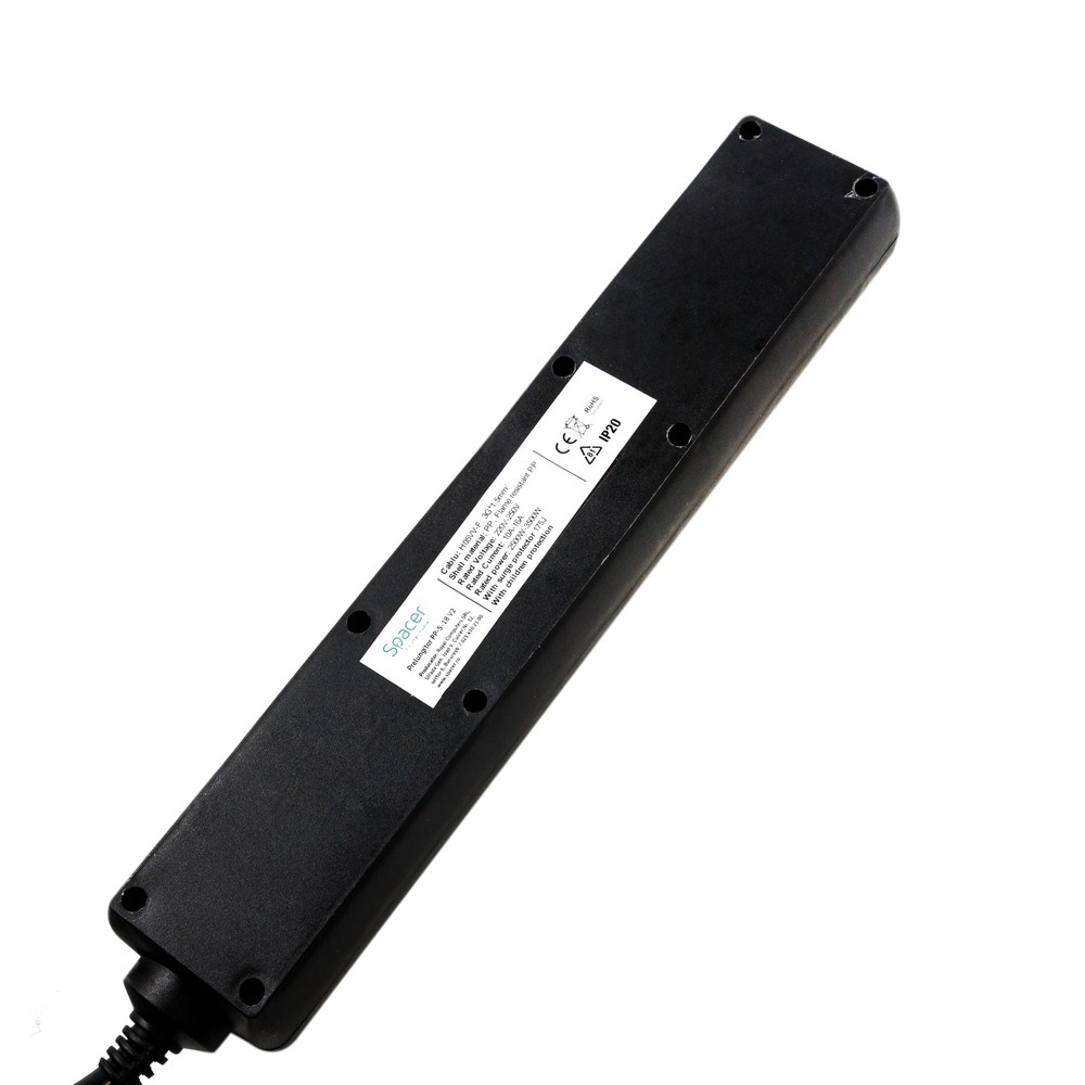 PRELUNGITOR SPACER SCHUKO x5 16A 1.8m BK 2 PRELUNGITOR SPACER SCHUKO x5 16A 1.8m BK - imagine 2