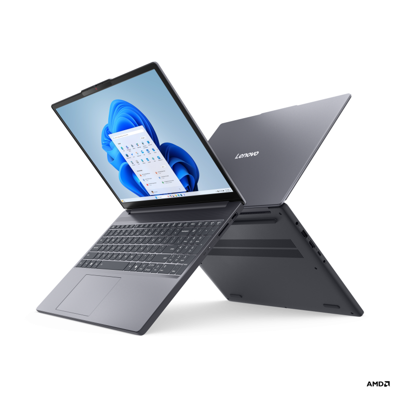 Laptop Lenovo IdeaPad Slim 3 15AHP10 cu procesor AMD Ryzen™ 7 8840HS pana la 5.1GHz, 15.3″ WUXGA, IPS, 24GB DDR5 RAM, 1TB SSD, AMD Radeon™ 780M Graphics, No OS, Luna Grey