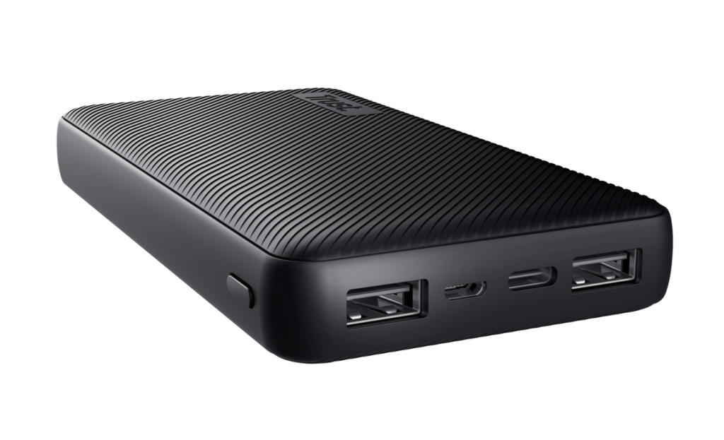 Acumulator extern Trust PRIMO 15.000 mAh ,2xUSB-A, 1XUSB-C, 1Xmicro-USB, Negru