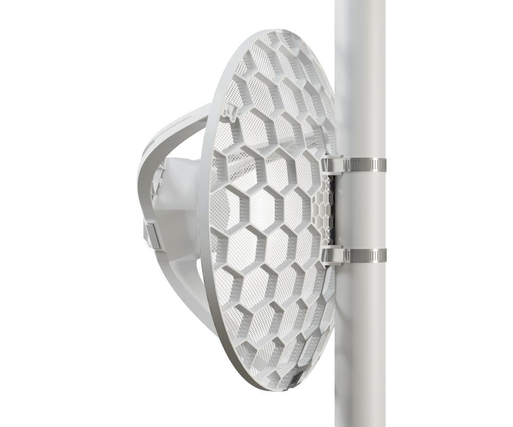 Set Mikrotik Lhg Lte18, Mikrotik, Lhggm & Eg18-Ea, 391x391x227 mm, Lucreaza In Benzile 3G, Lte Cat. 18, VIteza Teoretica Maxima 1200 Mb/S Downlink, 150 Mb/S Uplink, 1xPort Gigabit Ethernet 10/100/1000 Mb/S, Castig De Energie 17 DBi