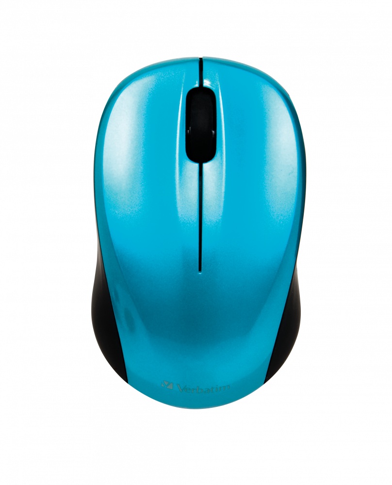 Mouse wireless Verbatim Go Nano,1600 dpi, USB, Blue